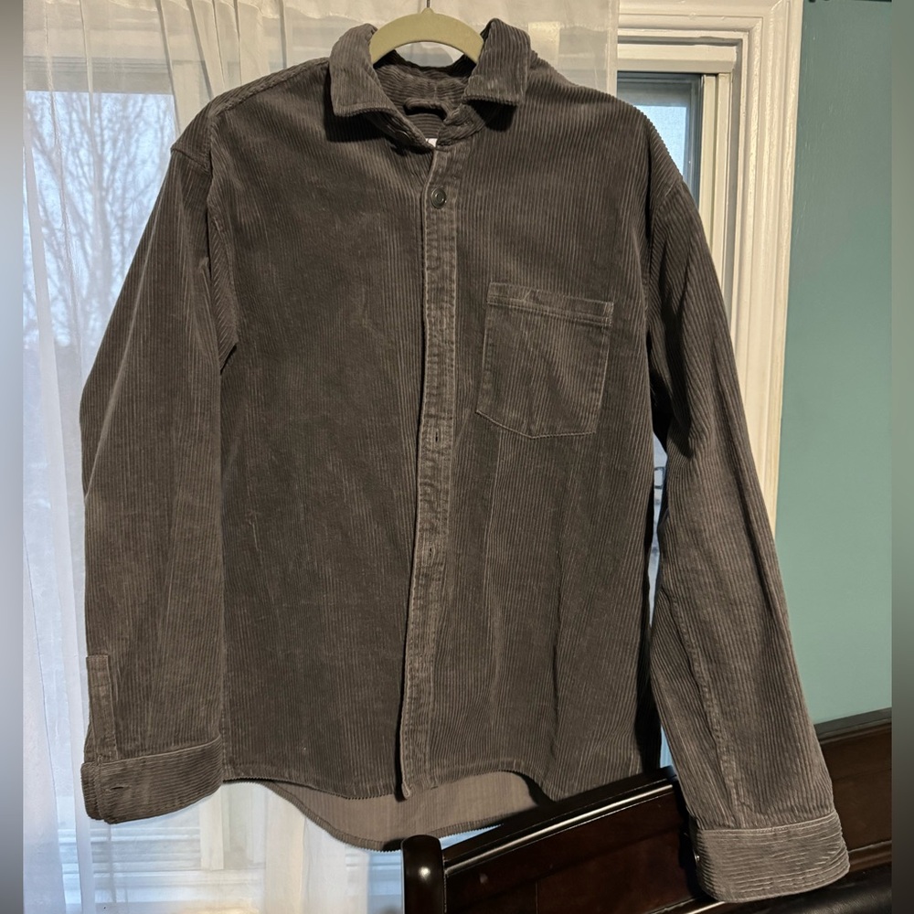 Zara Grey Corduroy Bottom Up